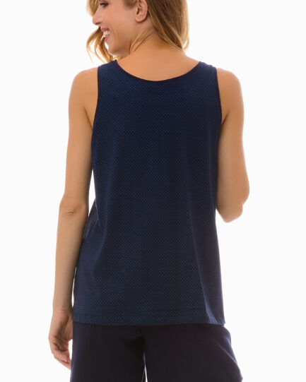 Minerva Enjoy Sleeveless V-Neckline Women’s Pyjama Set 51988