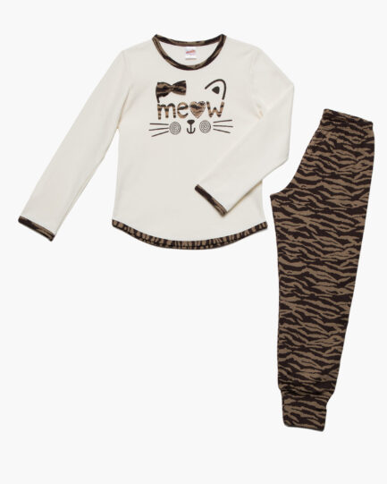 Minerva Meow Animal Κοριτσίστικες Σετ Πιτζάμες 90-61891