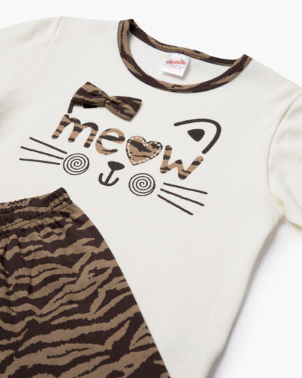 Minerva Meow Animal Κοριτσίστικες Σετ Πιτζάμες 90-61891
