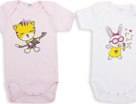 Minerva Σετ Φορμάκια Κοντομάνικα για Κορίτσι 4τμχ 30646