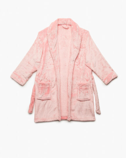 Minerva Fleece Παιδική Ρόμπα Ροζ 96-61929