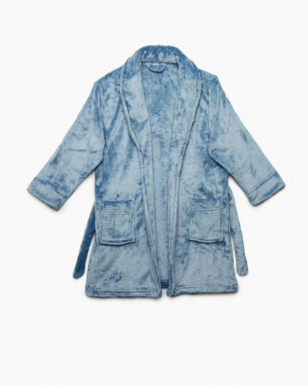 Minerva Fleece Kids’ Robe Blue 96-61929
