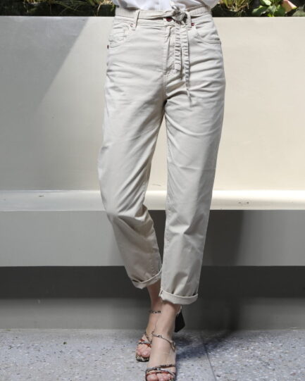 Tresor Γυναικείο Mom Fit Ψηλόμεσο Παντελόνι Stelina7424