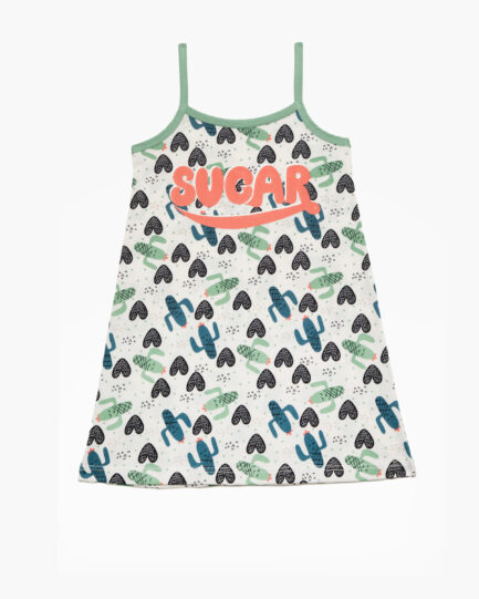 Minerva Cactus Παιδικό Νυχτικό με Ραντάκι 90-61963