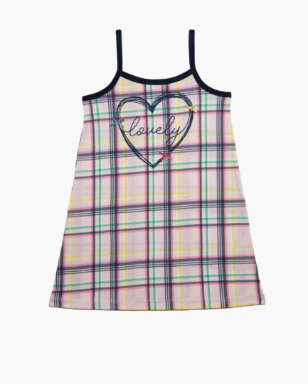 Minerva Παιδικό κοριτσίστικο νυχτικό με ραντάκι Lovely 90-61963