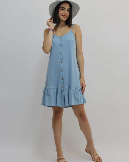 Φόρεμα με Κουμπάκια Μπροστά Billy’s Fashion 22095