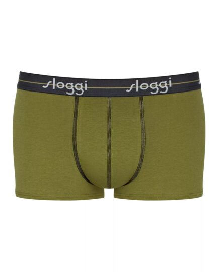 Sloggi Ανδρικό Μποξεράκι Start Hipster Σετ 2 τεμαχίων Γκρι/Λαδί 10206968