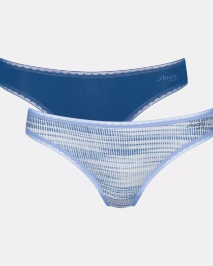 Sloggi Γυναικεία Εσώρουχα Brazil Οργανικό Βαμβάκι Σετ 2τεμαχίων 10207355