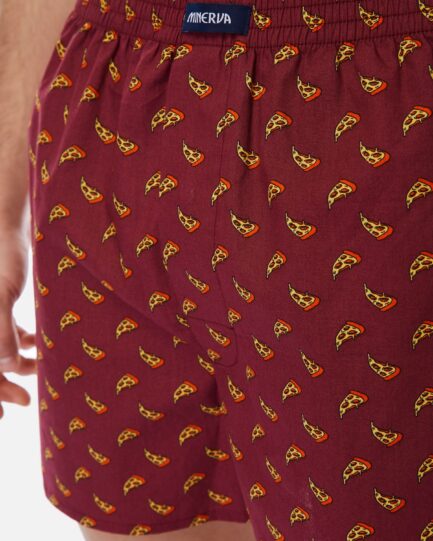 Minerva Popline Εμπριμέ Ανδρικό Boxer 2τμχ 23081