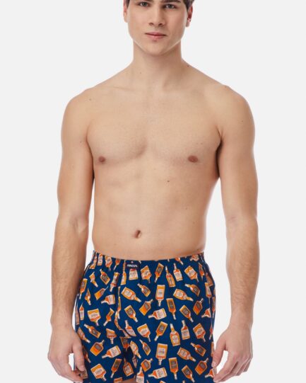 Minerva Popline Εμπριμέ Ανδρικό Boxer 2τμχ 23081