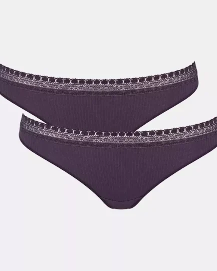 Sloggi Go Ribbed Brazil Briefs 2 Pcs 10213087