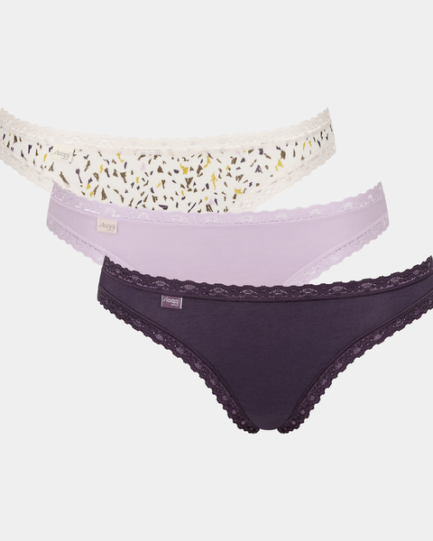 Sloggi Βαμβακερά εσώρουχα Brazil 24/7 Weekend 3 τεμάχια 10206005