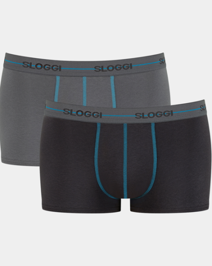 Sloggi Ανδρικό Μποξεράκι Start Hipster Σετ 2 τεμαχίων 10206968