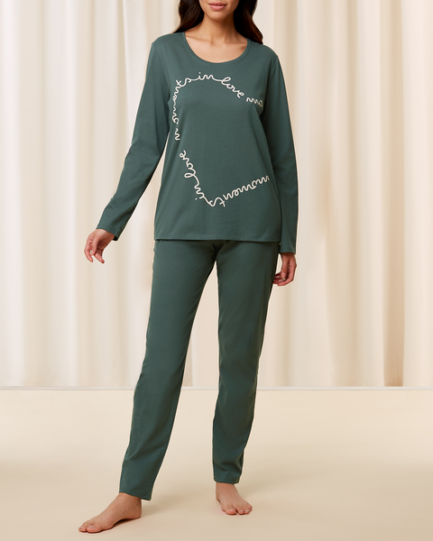 Triumph Πράσινο Σετ Πιτζάμας 10216533