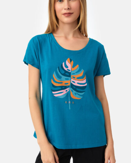 Minerva Tropical Κοντομάνικη Γυναικεία Πυτζάμα 90-52539