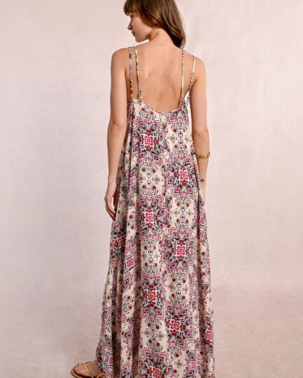 Molly Bracken Long dress with double straps Z596DE