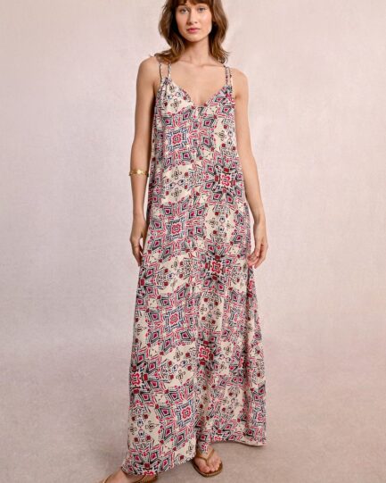 Molly Bracken Long dress with double straps Z596DE