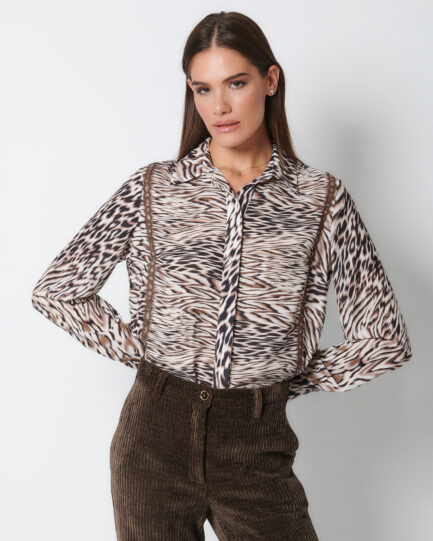 Paul Christophe Πουκάμισο Animal Print 577533