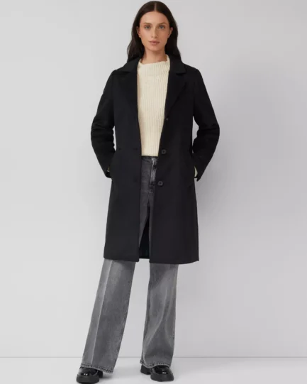 s.Oliver Wool blend coat with a lapel collar 2166594