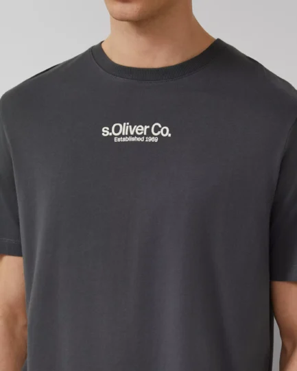 S Oliver T-shirt with crew neck and logo print 2173612