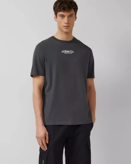 S Oliver T-shirt with crew neck and logo print 2173612