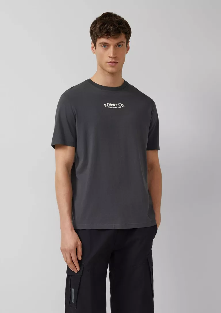 S Oliver T-shirt with crew neck and logo print 2173612
