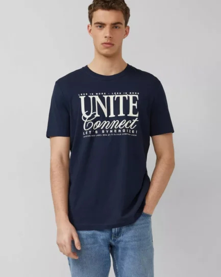 S Oliver Cotton jersey T-shirt with front print 2176159
