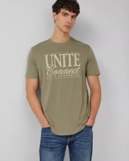 S Oliver Cotton jersey T-shirt with front print 2176159