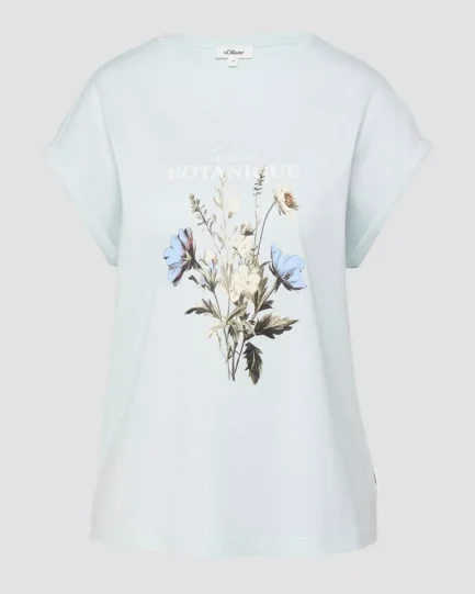 S. Oliver Relaxed fit T-shirt with front print 2178999