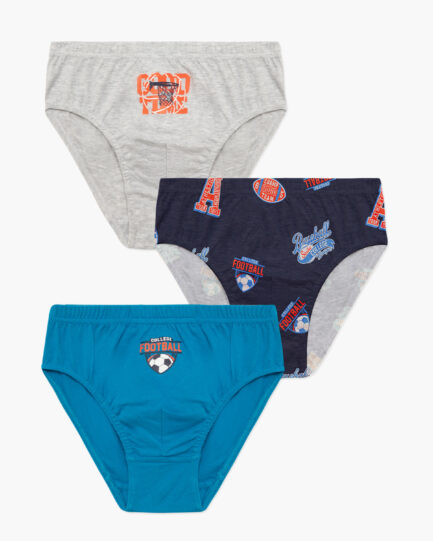 Minerva Champ Team Boys’ / Teen’s Briefs 3pcs 42627