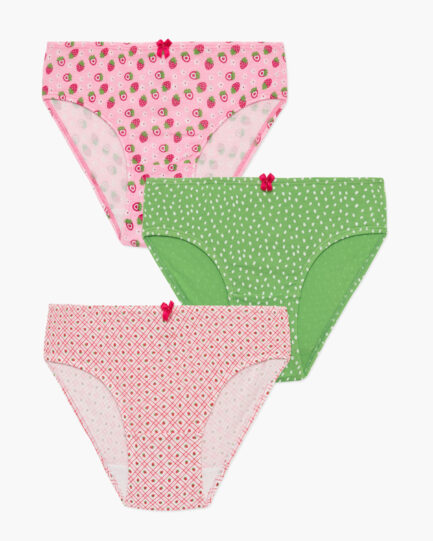 Minerva Strawberries Girls’/Teen’s Panties 3pcs 42672