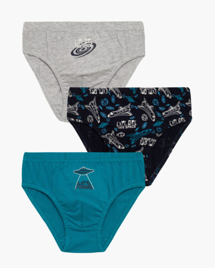 Minerva Explore Boys’ / Teen’s Briefs 3pcs 42675