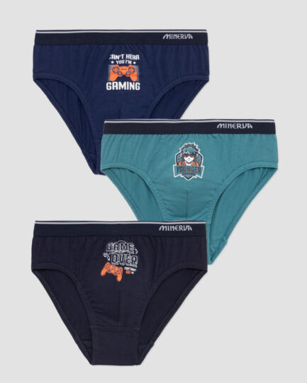 Minerva Gamer Boys’ Briefs 3 pcs 45575