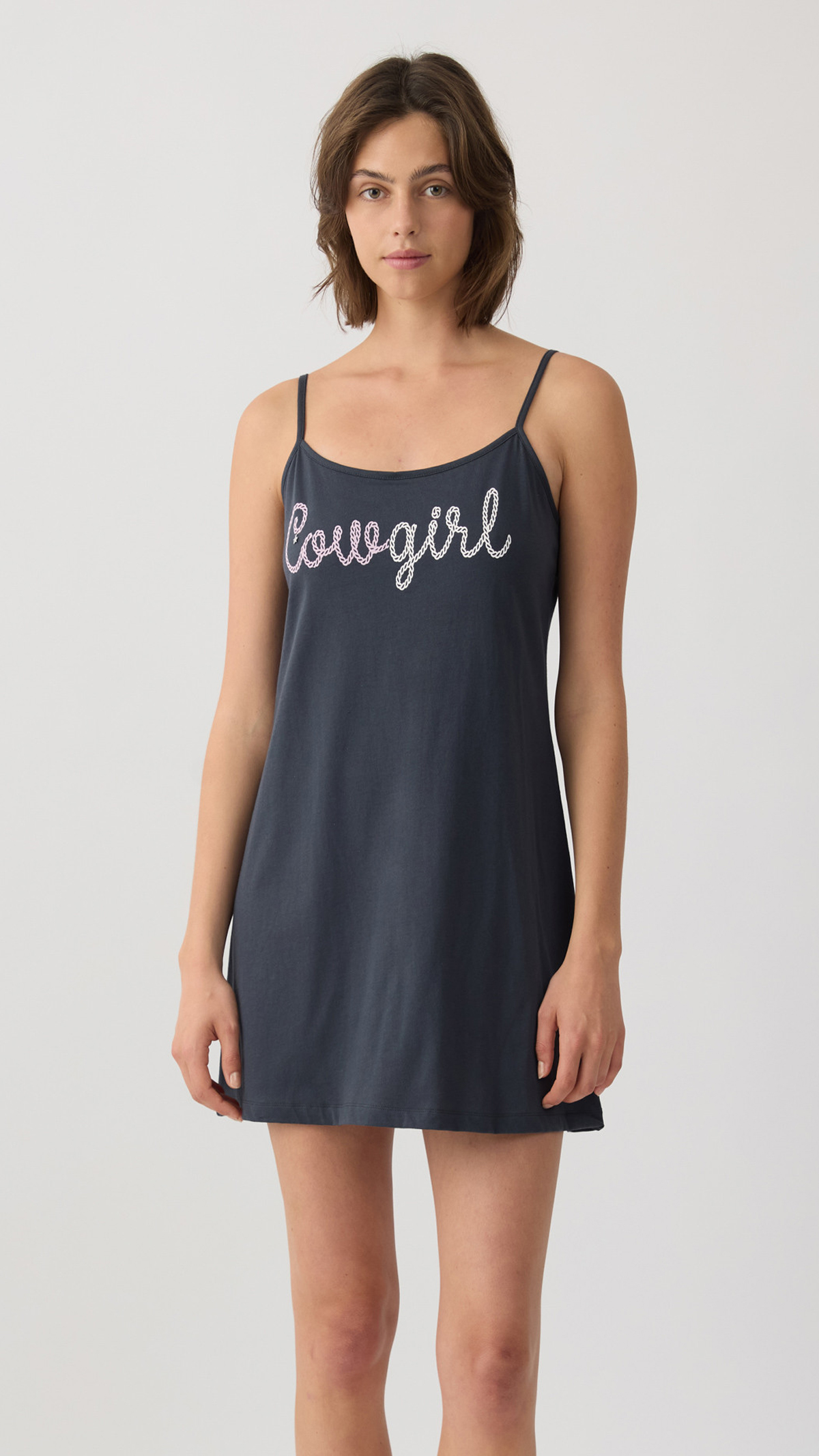 Minerva Cowgirl Γυναικεία Αμάνικη Μπριτέλα Νυχτικιά 53241