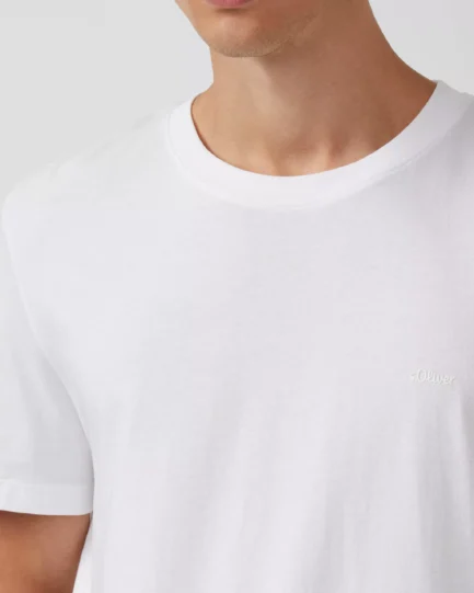 S Oliver T-shirt with logo print 2057430