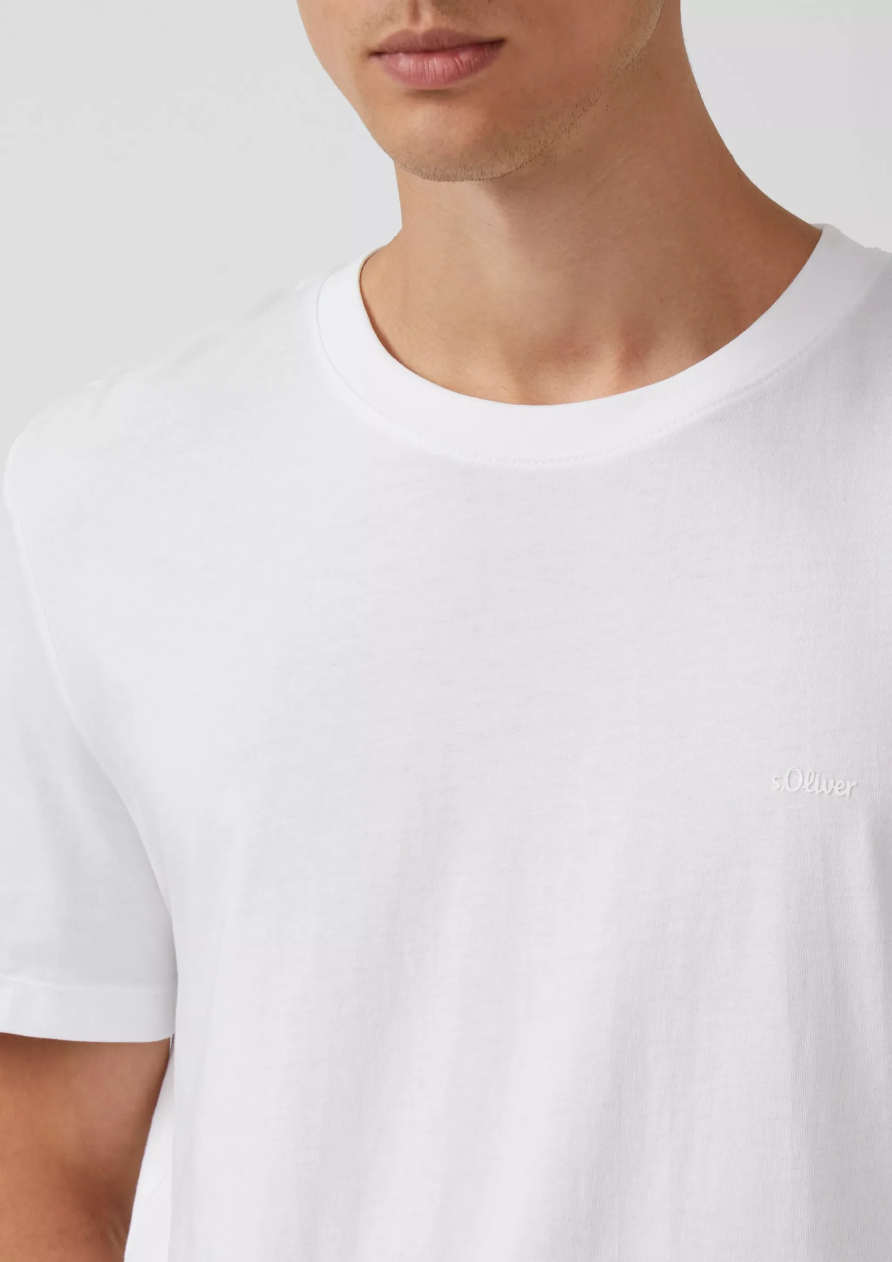S Oliver T-shirt with logo print 2057430 - Image 2