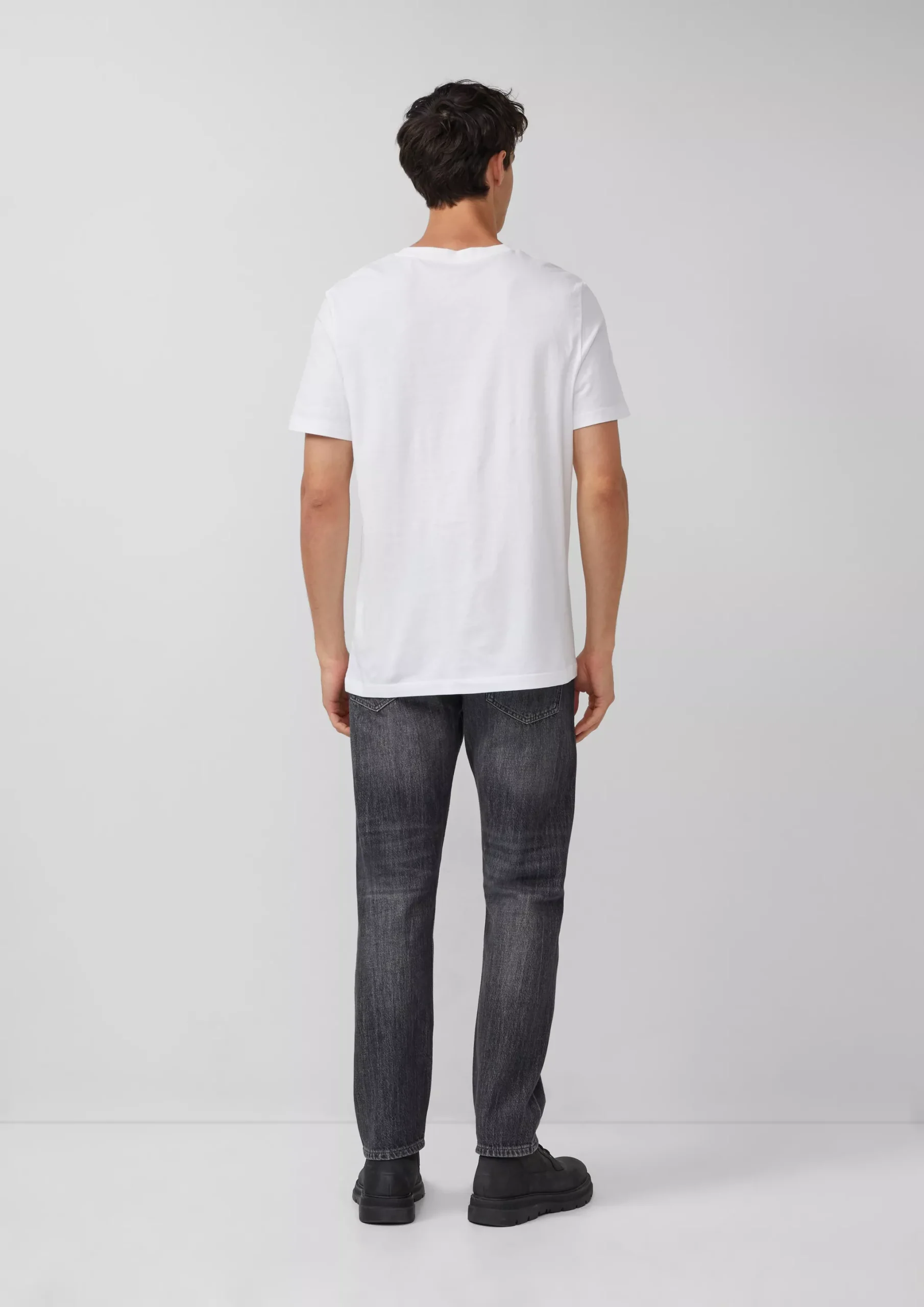 S Oliver T-shirt with logo print 2057430 - Image 3