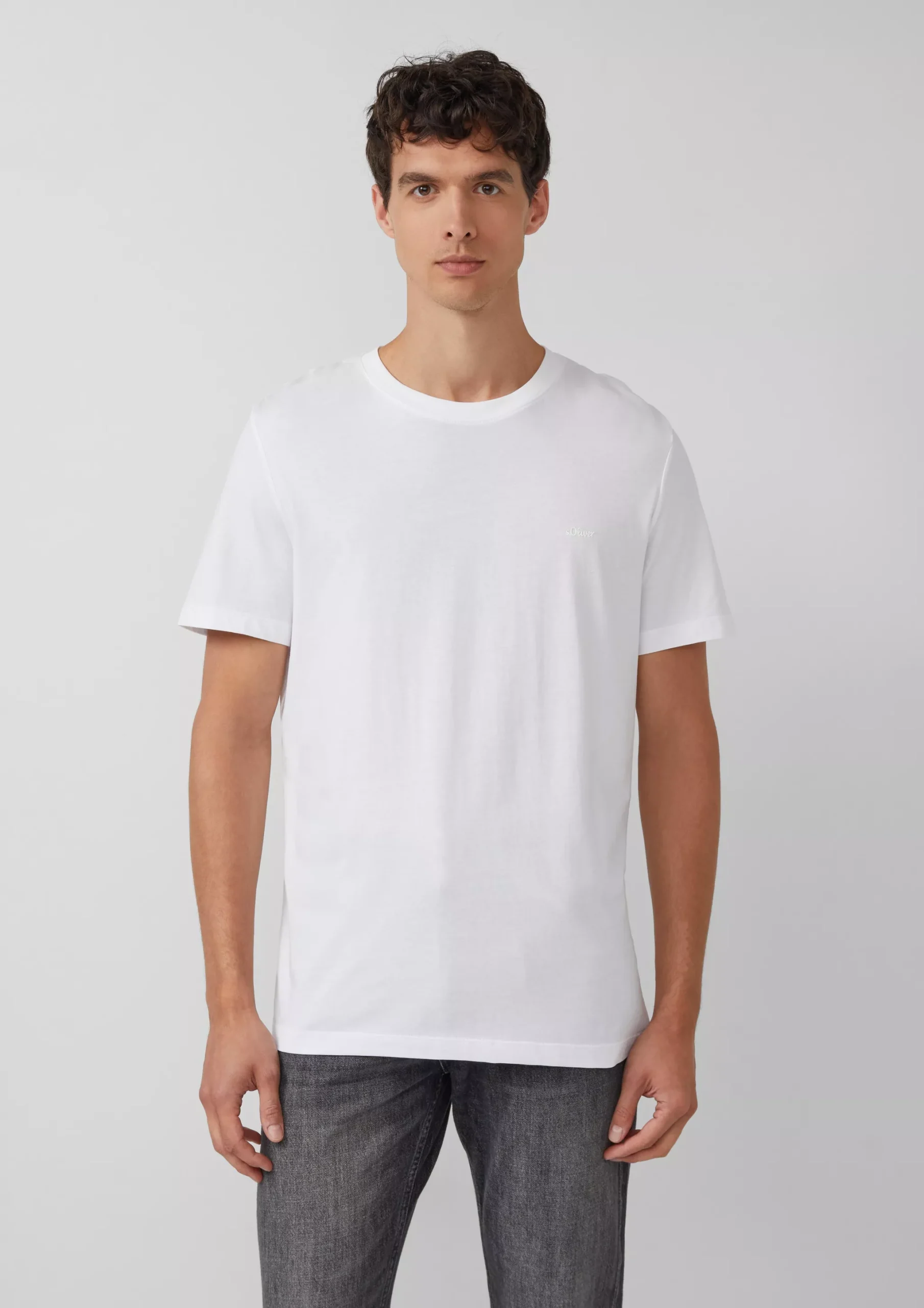 S Oliver T-shirt with logo print 2057430