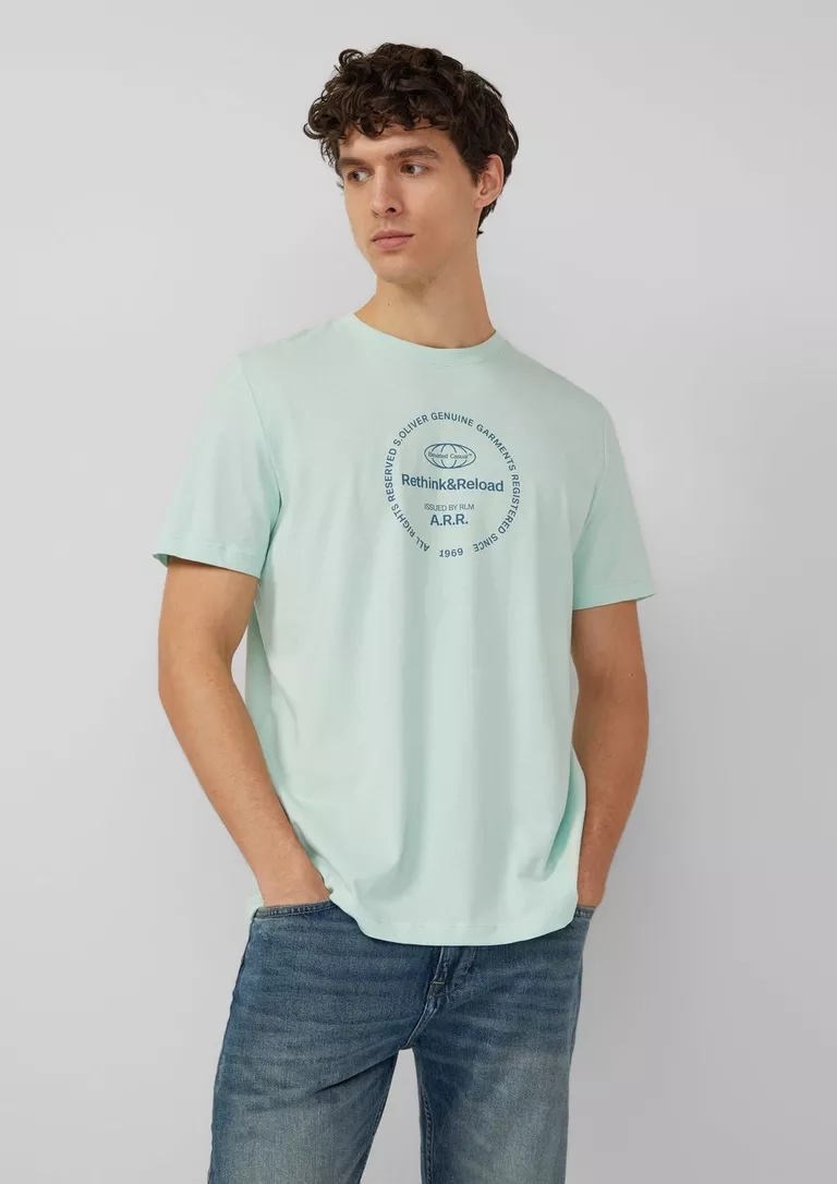 S Oliver Jersey T-shirt with front print 2174610