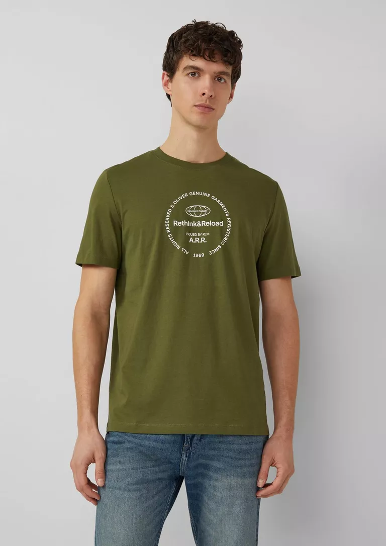 S Oliver Jersey T-shirt with front print 2174610 - Image 5