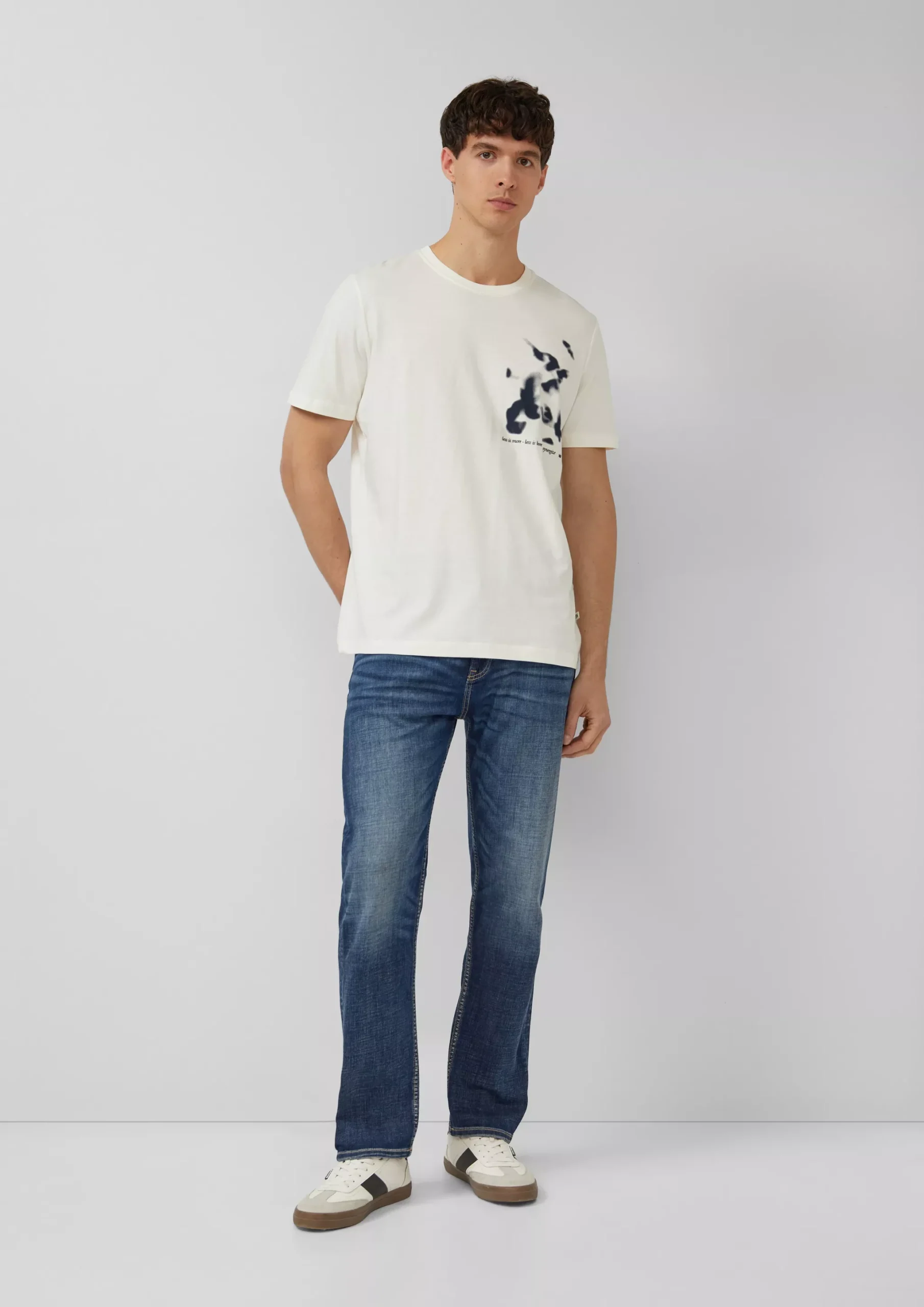 S Oliver T-shirt with an artwork print 2176161 - Image 3